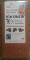 Mörk Choklad 70% Peru