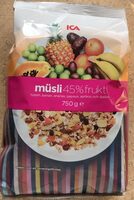 Muesli 45% frukt