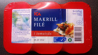 Makrillfilé i tomatsås 3 pack