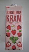 Jordgubbskräm 1 liter