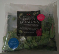 Finbladig krispig sallatsmix