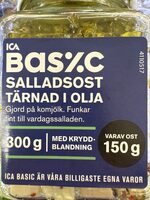 ICA Basic Tärnad salladsost i olja