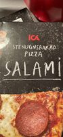 Stenugnsbakad Pizza Salami