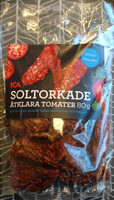 Soltorkade ätklara tomater