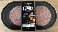 Smashed Burger med Bringa och rökt sidfläsk
