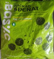 Hackad spenat fryst
