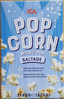 ICA Popcorn Mikro-pop saltade