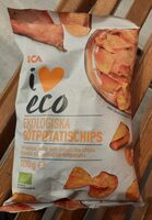 Ekologiska sötpotatischips