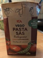 Vego Pastasås Bolognese