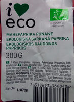 Ekologisk Paprika
