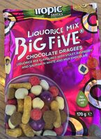 Liquorice Mix Big Five Chokolate Dragees
