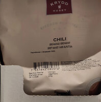 Chili, grovhackad