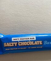 Soft protein bar salty chacolate