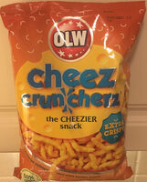 Cheez cruncherz the cheezier snack