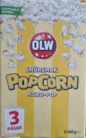 Popcorn Micro-pop Smörsmak