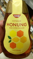 Flytande honung med citronsmak