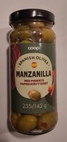 Manzanilla Spanish Olives with Pimiento