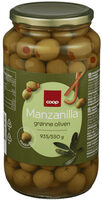 Coop Grønne Oliven med Paprika