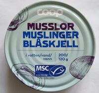 Musslor i vatten