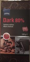 Chocolat noir 80%