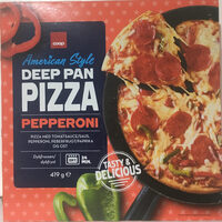 American Style Deep Pan Pizza Pepperoni
