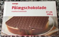 Pålægschokolade, mælkechokolade