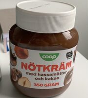 Nötkräm med hasselnötter och kakao