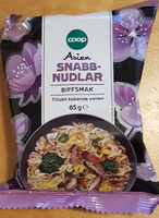 Asien Snabbnudlar Biffsmak