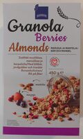 Granola berries almonds