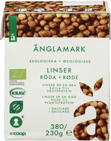 Änglamark Røde Linser 380g