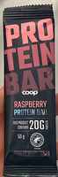 Proteinbar med bringebær