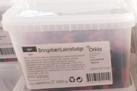 Bringebær/Lakrisfudge