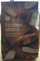 Fullkorns skorpor