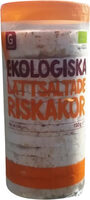 Ekologiska  lättsaltade riskakor
