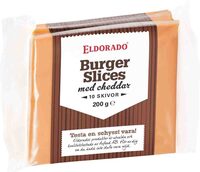 Burger Slices med cheddar