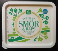 Bredbart normalsaltat smör & raps