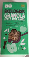 Ekologisk granola äpple och kanel