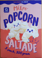 Micropopcorn - Saltade, 3-pack