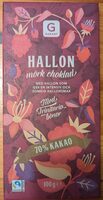 Hallon mörk choklad 70% kakao