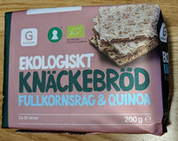 Ekologisk Knäckebröd Fullkornsråg & Quinoa