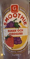 Smoothie Banan Och Jordgubb