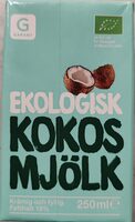 Ekologisk kokosmjölk