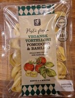 Vegansk tortelloni pomodoro & basilico