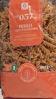 Fusilli 100% Fullkorn