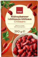 Kidneybønner i chilisaus