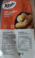 X-tra Fullkorn Minibaguette 16stk