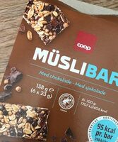 Coop Müslibar Sjokolade 6pk 138g