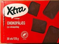 Chokopålæg Lys vekaopålæg 30stk