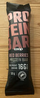 Red berries protein bar