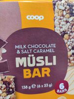 Milk Chocolate & Salt Caramel Müsli Bar